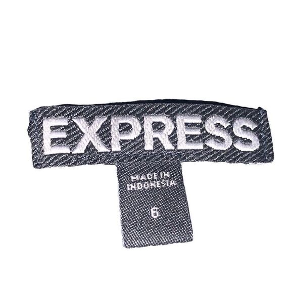 EXPRESS dark gray mini skirt 6 - Picture 3 of 4